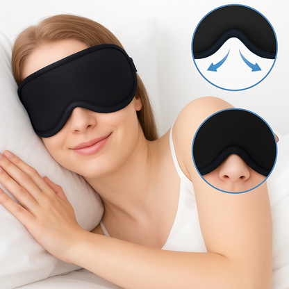 3D Sleep Mask + FREE Ear Plugs