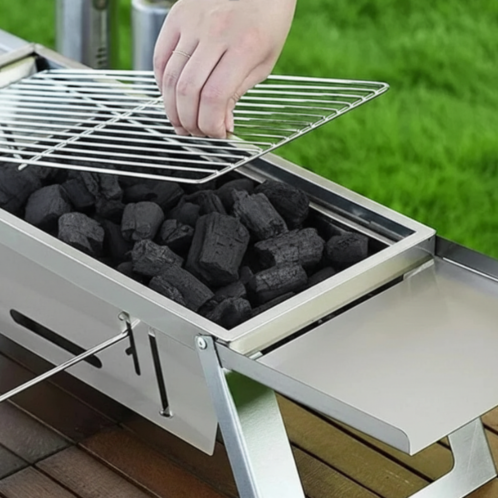 Folding BBQ For Camping & Expedition - 🔥 Black Friday Offer 🔥