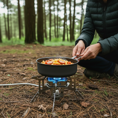 Gas Camping Stove – 5800W 3 Heads Portable Outdoor Burner
