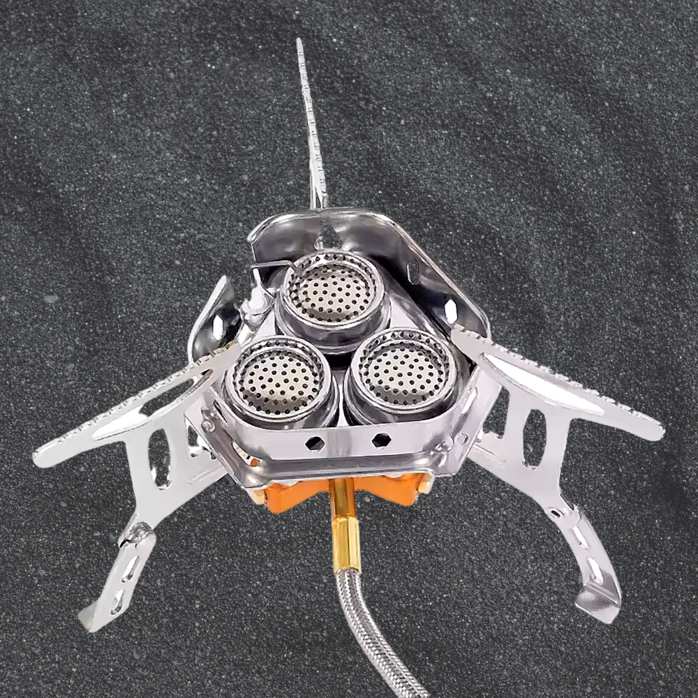 Gas Camping Stove – 5800W 3 Heads Portable Outdoor Burner