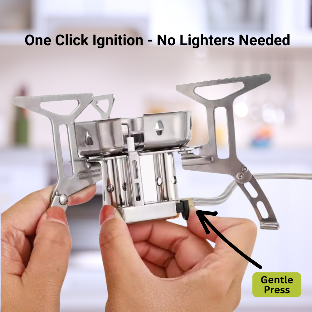 Gas Camping Stove – 5800W 3 Heads Portable Outdoor Burner
