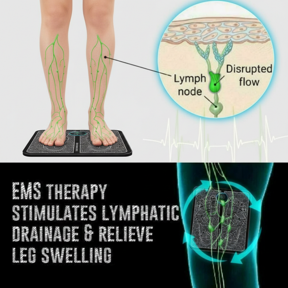 Rechargeable EMS Foot & Leg Massage Mat