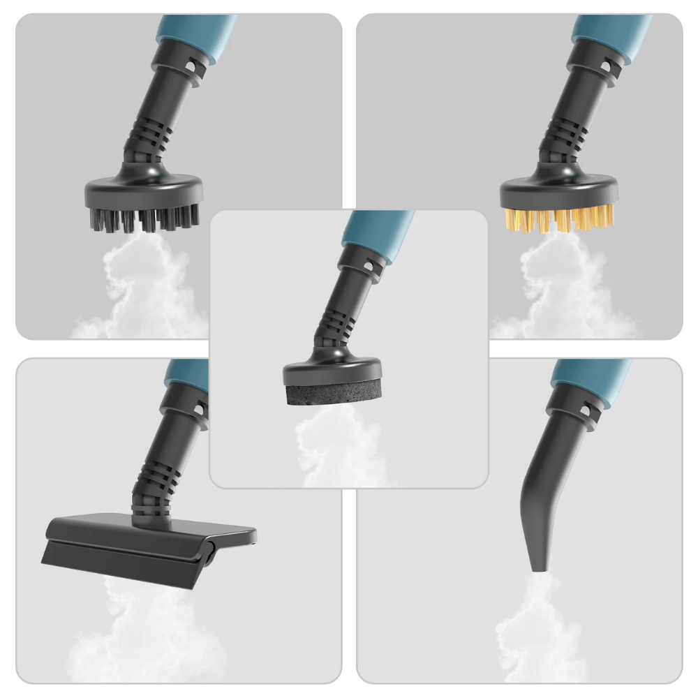 6-in-1 Handheld Steam Mop For Carpet, Floor & Glass