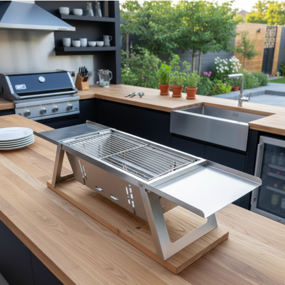 Folding BBQ For Camping & Expedition - 🔥 Black Friday Offer 🔥