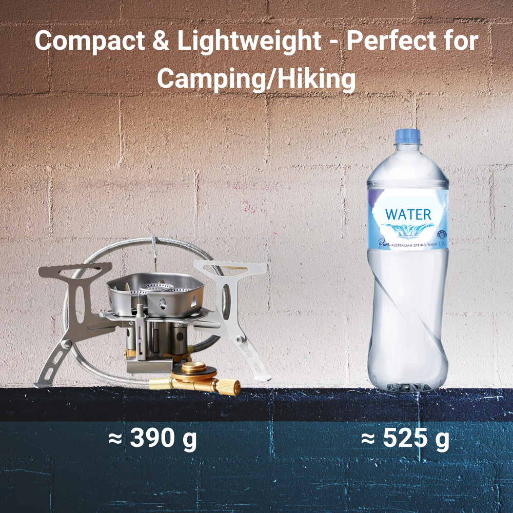 Gas Camping Stove – 5800W 3 Heads Portable Outdoor Burner