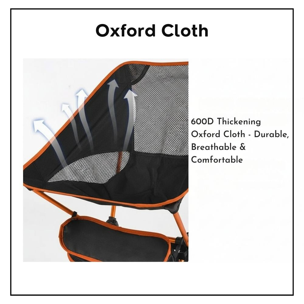 Folding Portable Chair For Camping/Fishing/Hiking/Beach