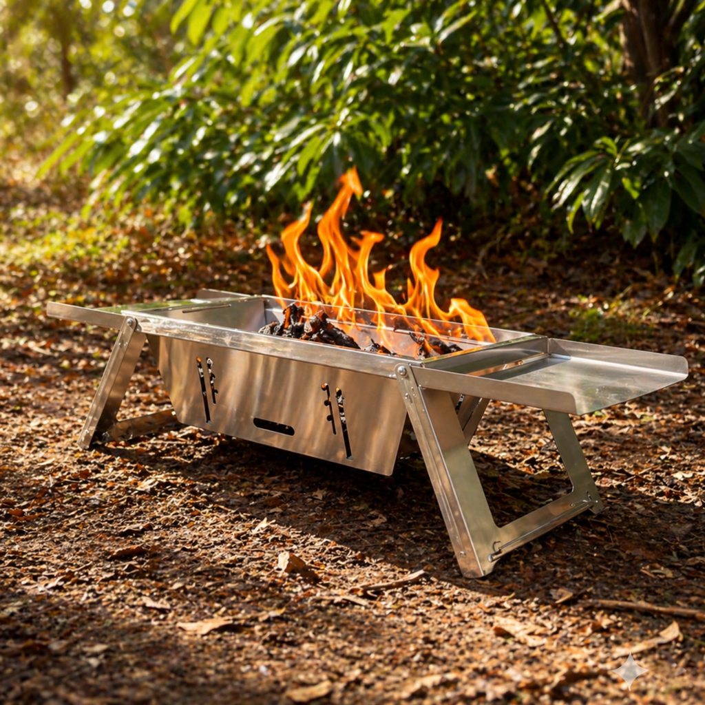 Folding BBQ For Camping & Expedition