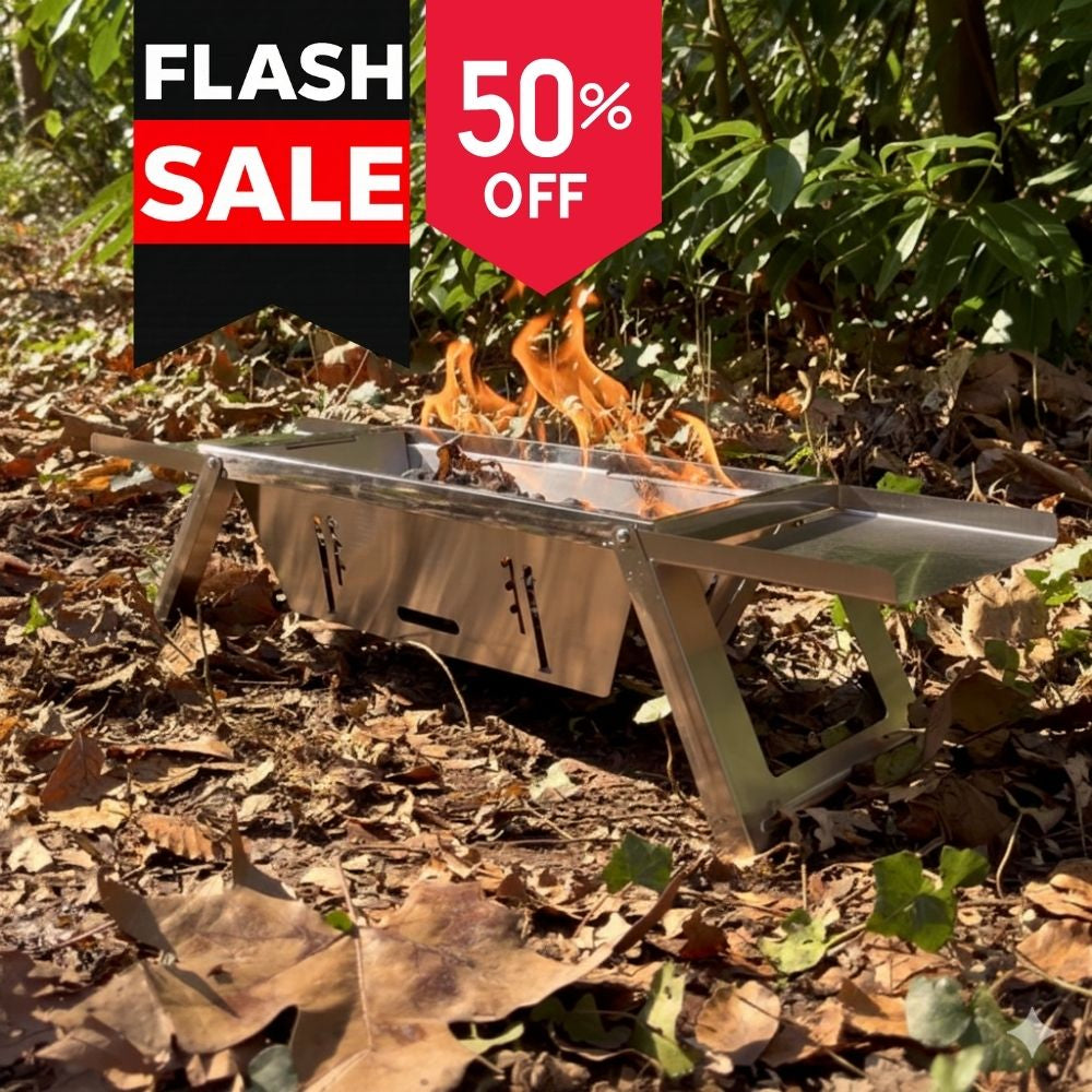 Folding BBQ For Camping & Expedition - 🔥 FLASH SALE 🔥