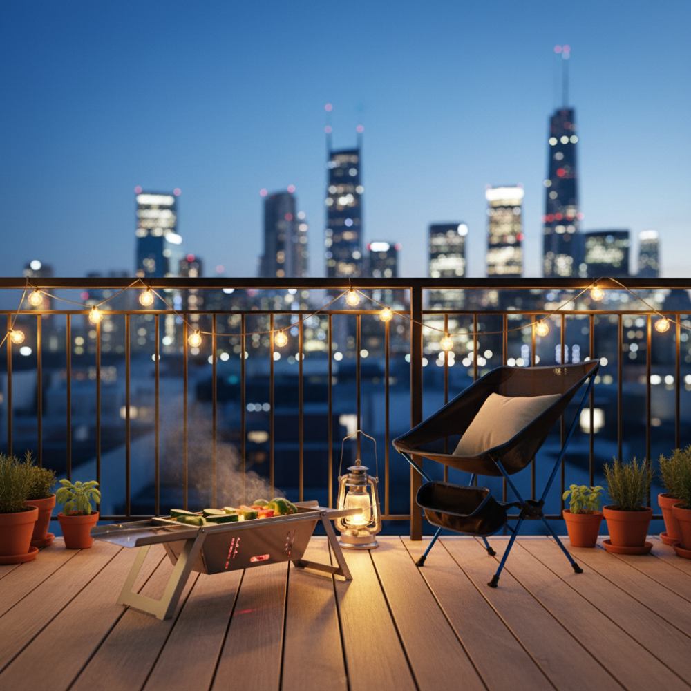 Folding BBQ For Camping & Expedition - 🔥 Black Friday Offer 🔥