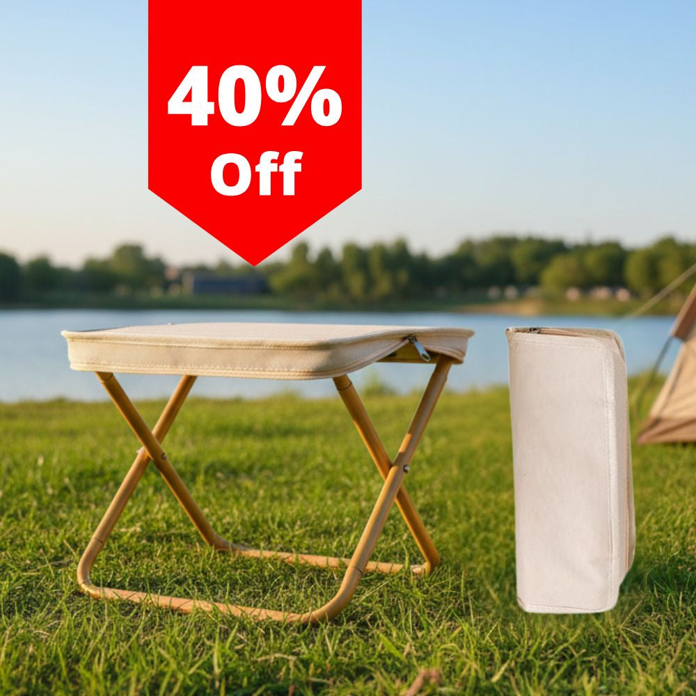 2-in-1 Portable Folding Stool & Chair